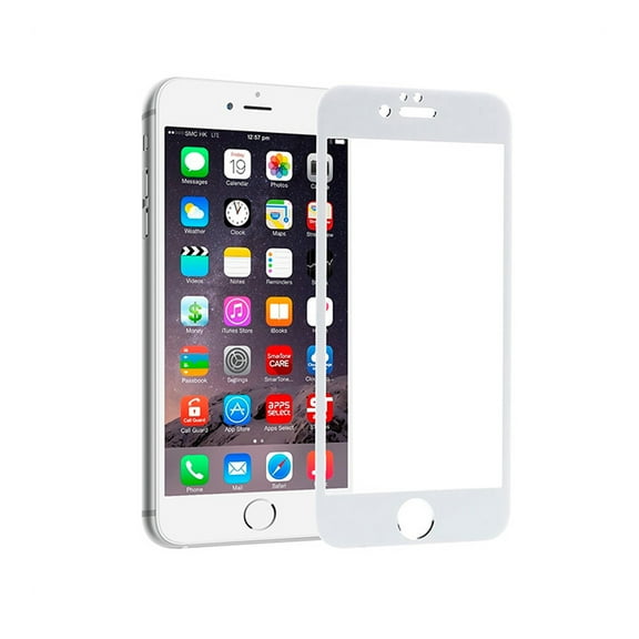 ArtsCase Tempered Glass Screen Protector for Apple iPhone 6s / Apple iPhone 7s / Apple iPhone 8 - White Frame