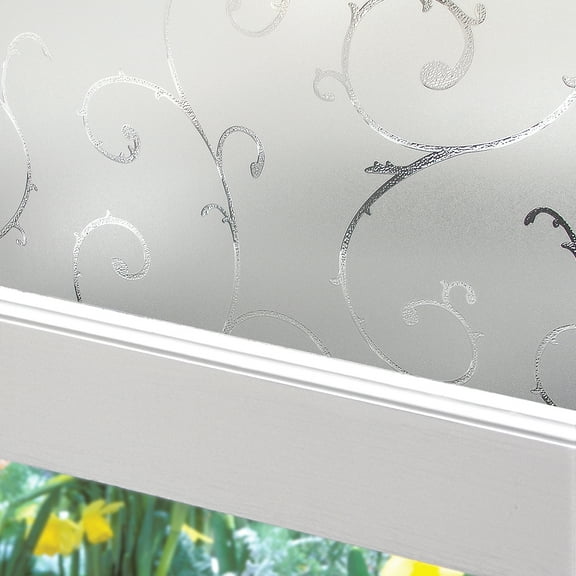 Artscape Etched Lace 24" x 36" Window Film with Frosted Glass Design