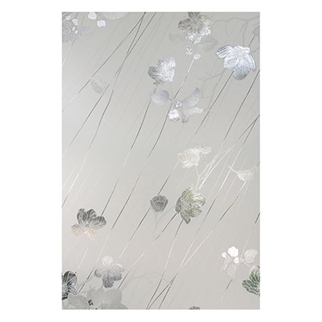 Frosted Silver Rose 24" x 36" Vinyl Window Film