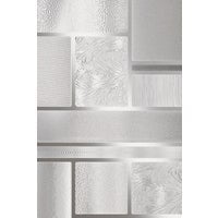 Empire Decorative Silver Textured Glass Window Film, 24 x 36 Inches