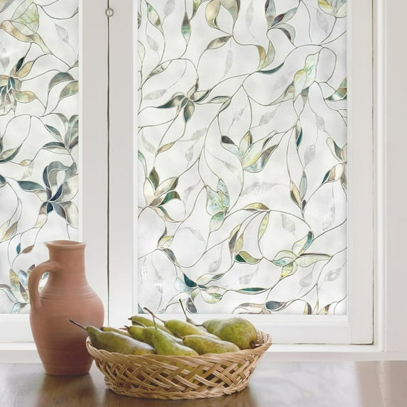 Artscape Flight 24" x 36" Window Film with Stained Glass Design