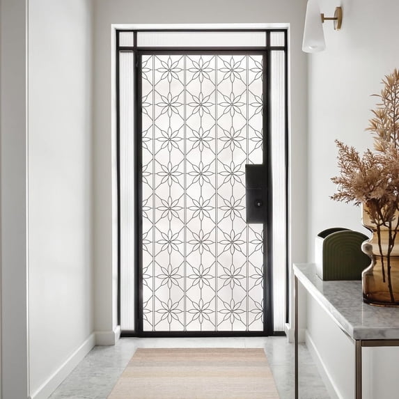 Artscape Daisy 36" x 72" Window Film with Leaded Glass Design