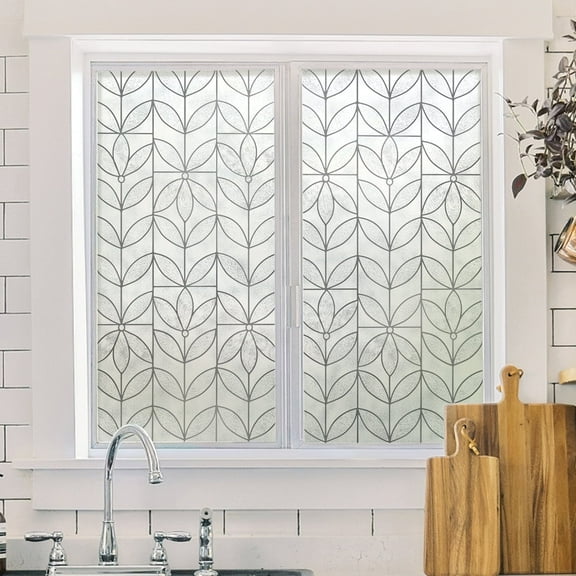 Artscape Orion 24" x 36" Window Film with Leaded Glass Design