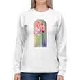 thumbnail image 1 of Artshine Cascade Garden Sweatshirt Women -Katie Lloyd Designs, Female Large, 1 of 4