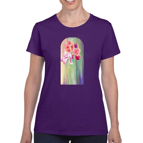 Artshine Cascade Garden T-Shirt Women -Katie Lloyd Designs, Female Large