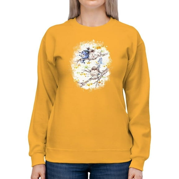 Artshine Family Life Wrens Sweatshirt Women -Sillier Than Sally Designs, Female XX-Large