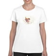 thumbnail image 1 of Artshine Fluffy Le Wren T-Shirt Women -Sillier Than Sally Designs, Female XX-Large, 1 of 4