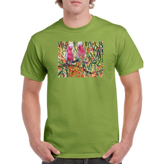 Artshine Galahs T-Shirt Men -Mellissa Read Devine Designs, Male Large