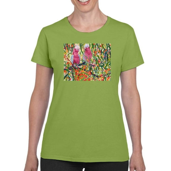 Artshine Galahs T-Shirt Women -Mellissa Read Devine Designs, Female XX-Large