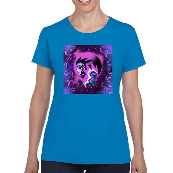 Artshine Gemini, I Think T-Shirt Women -Arvee Gibson Designs, Female 5X-Large