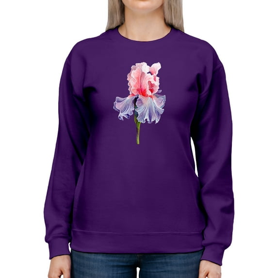 Artshine Lola Bearded Iris Sweatshirt Women -Katie Lloyd Designs, Female Medium