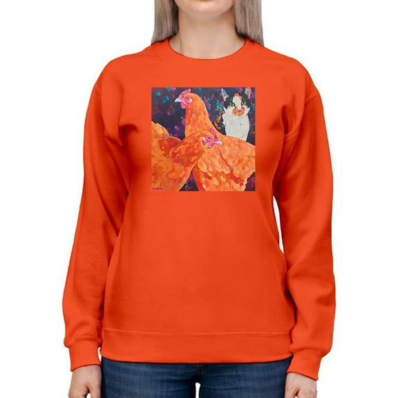 Artshine Nobody Here But Us Sweatshirt Women -Mellissa Read Devine Designs, Female 5X-Large