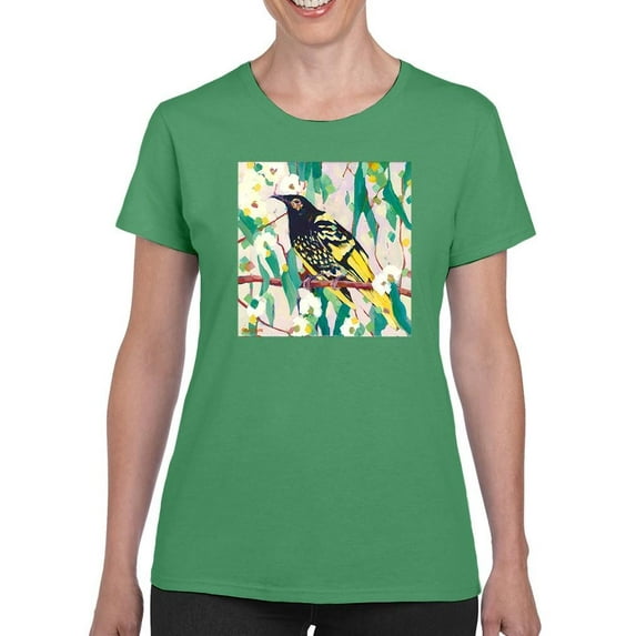 Artshine Regent Honeyeater T-Shirt Women -Mellissa Read Devine Designs, Female Medium