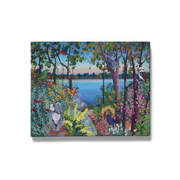 Artshine Retreat Wrapped Canvas -Mellissa Read Devine Designs, Wall Art 11 X 14 in