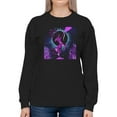 thumbnail image 1 of Artshine Sagittarius, I See Sweatshirt Women -Arvee Gibson Designs, Female Large, 1 of 4