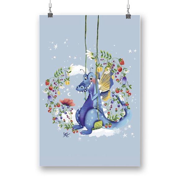 Artshine Sail Away With Me Poster - George & Gina Designs, Poster Print 17 x 25.5 in