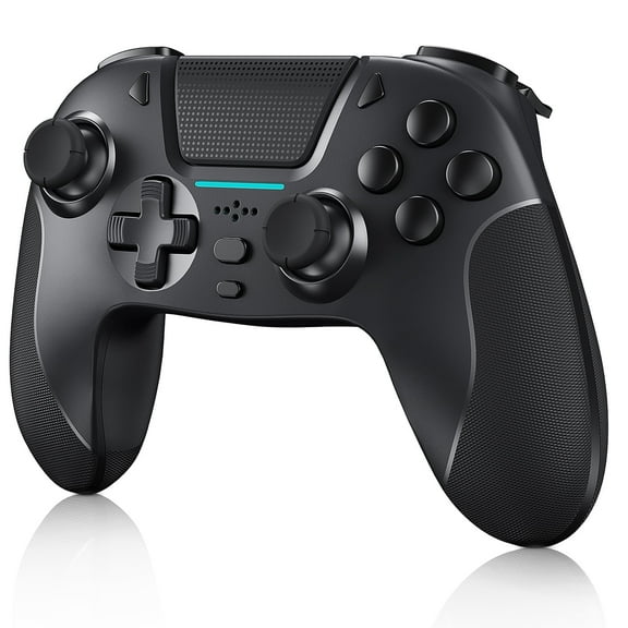 Isatenan Wireless Controller for P4 with Bluetooth 5.2, Remote Control Support Turbo Compatible with P4/Slim/Pro/PC - Black