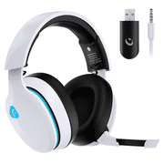 Artsic Wireless Gaming Headset with Microphone for PC, PS4, PS5, Mac, Nintendo Switch with Bluetooth 5.2, 2.4GHz USB PS5 headset,Gaming Headphones with 3.5mm Wired Jack for Xbox Series