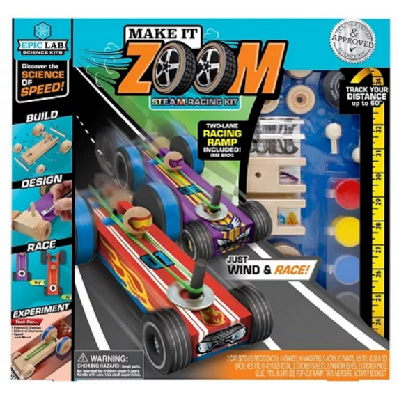 Artskills INC Make It Zoom Steam Racing Kit