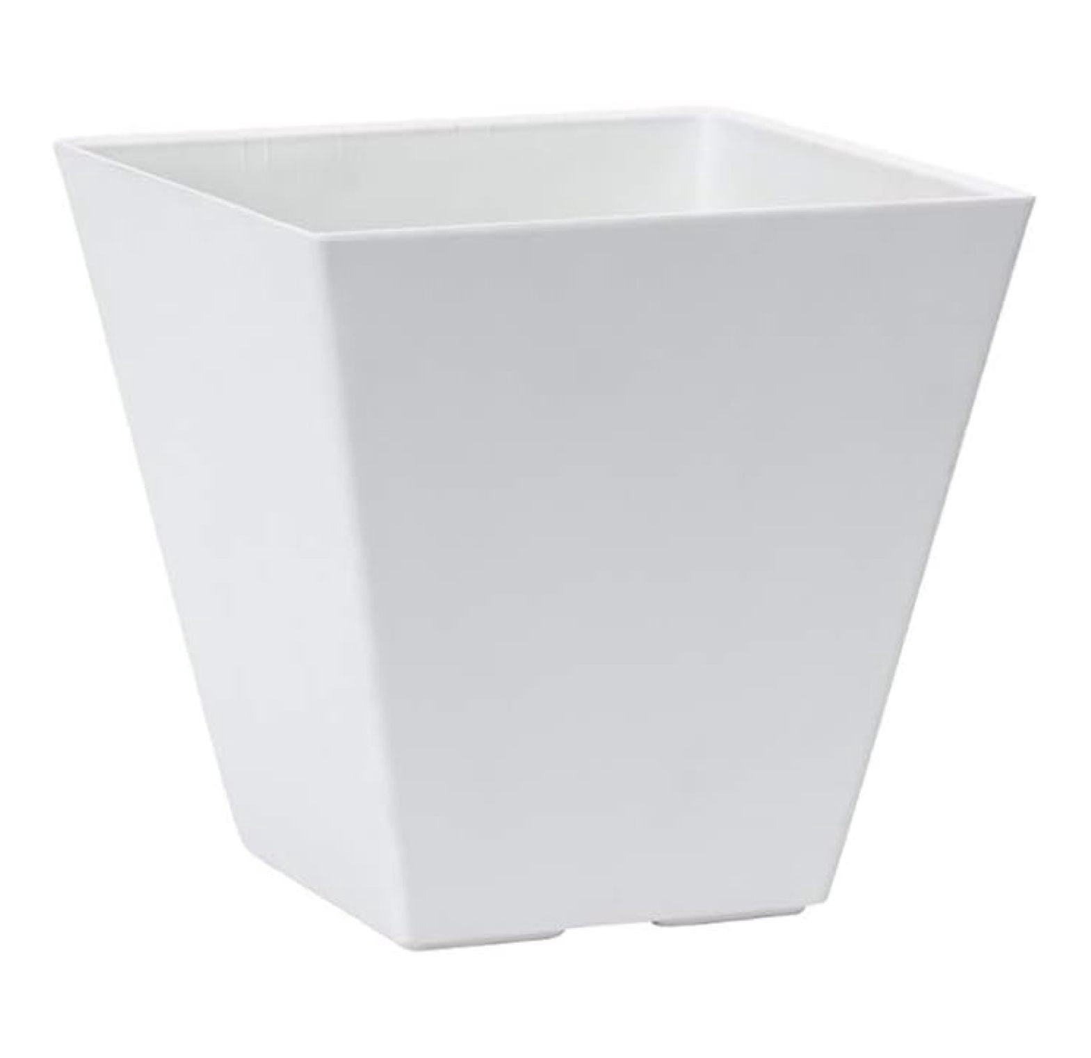 Artstone 35102 Ella Square Planter White Walmart artstone-35102-ella-square-planter-white-walmart