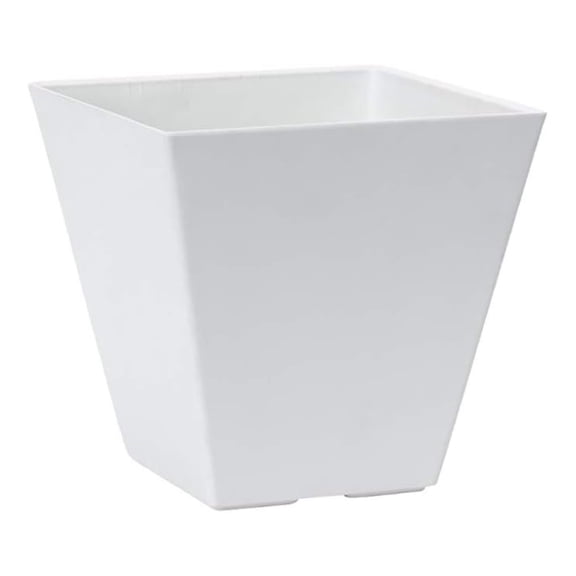 Artstone 35102 Ella Square Planter, White