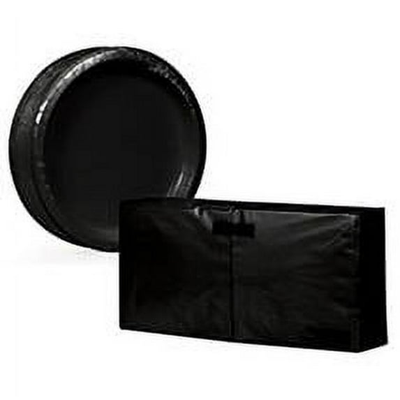 Artstyle Black Paper Plate and Napkin Kit - 290 ct.