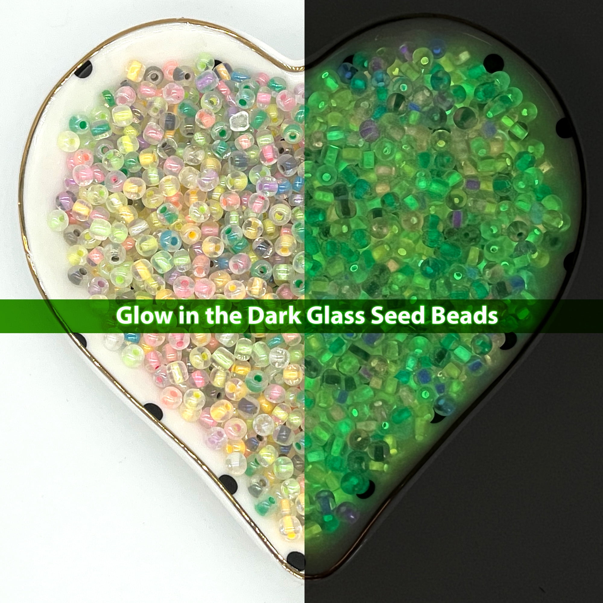 Darice - Glass Seed Beads Size 10/0 - Rainbow