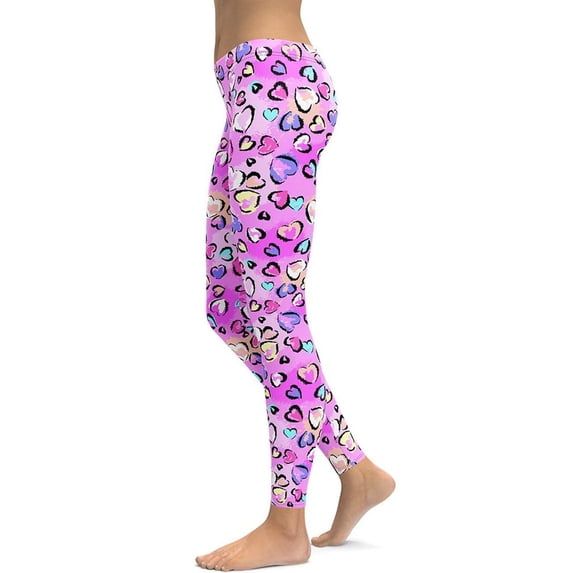 Artsy Heart Leggings Size: XS for Women | FIERCEPULSE