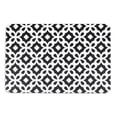 thumbnail image 1 of Artsy Mats Black Quatrefoil White Stone Non Slip Bath Mat, 1 of 5
