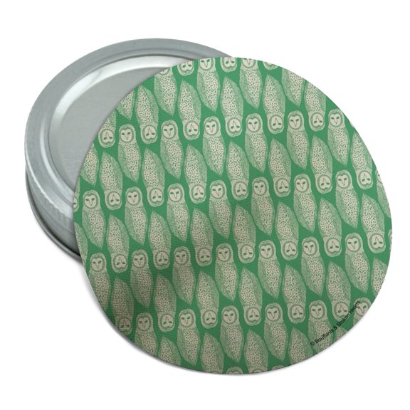 Artsy Owls Round Rubber Non-Slip Jar Gripper Lid Opener