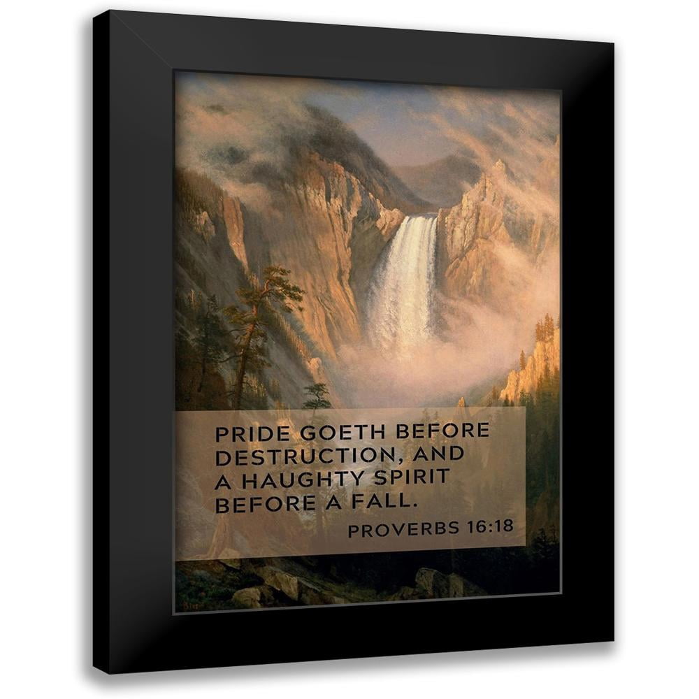 ArtsyQuotes 11x14 Black Modern Framed Museum Art Print Titled - Bible ...