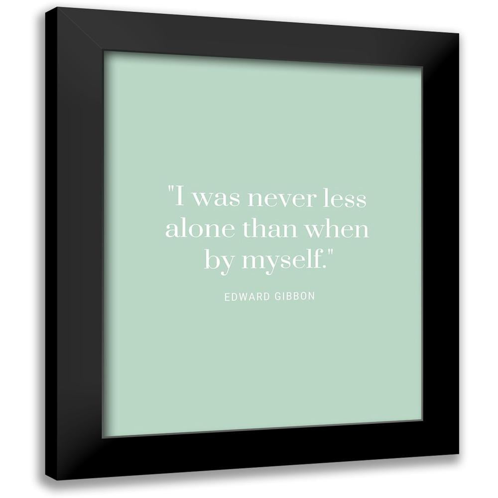 ArtsyQuotes 12x14 Black Modern Framed Museum Art Print Titled - Edward ...