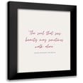 thumbnail image 1 of ArtsyQuotes 12x14 Black Modern Framed Museum Art Print Titled - Johann Wolfgang von Goethe Quote: Walk Alone, 1 of 5