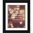 thumbnail image 1 of ArtsyQuotes 12x14 Black Ornate Wood Framed with Double Matting Museum Art Print Titled - Blaise Pascal Quote: The Heart has Reasons, 1 of 4