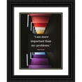 thumbnail image 1 of ArtsyQuotes 12x14 Black Ornate Wood Framed with Double Matting Museum Art Print Titled - Jose Ferrer Quote: My Problems, 1 of 4