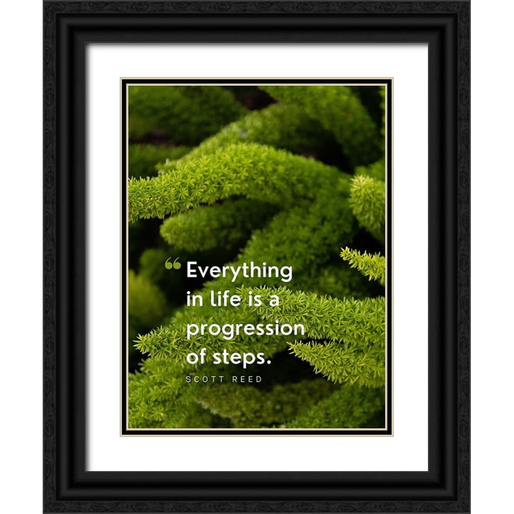 ArtsyQuotes 12x14 Black Ornate Wood Framed with Double Matting Museum ...