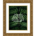 thumbnail image 1 of ArtsyQuotes 12x14 Gold Ornate Wood Framed with Double Matting Museum Art Print Titled - Seneca Quote: Adversity, 1 of 4