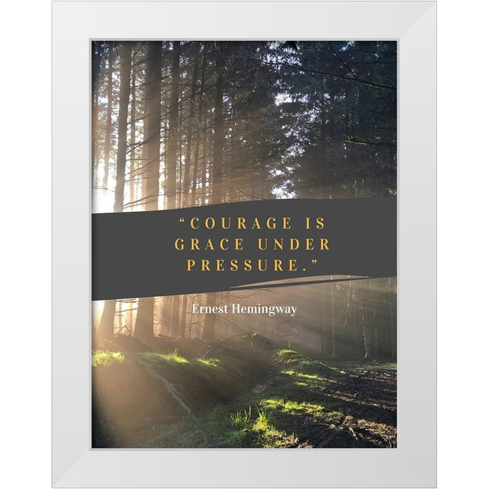 ArtsyQuotes 12x14 White Modern Wood Framed Museum Art Print Titled ...