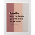 thumbnail image 1 of ArtsyQuotes 12x14 White Modern Wood Framed Museum Art Print Titled - Paul J. Meyer Quote: Every Mistake, 1 of 4