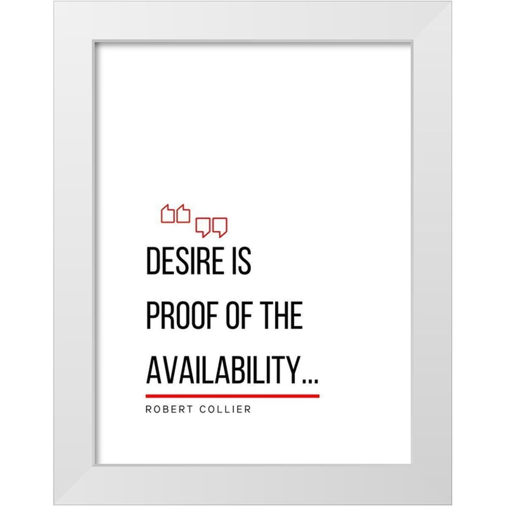 ArtsyQuotes 12x14 White Modern Wood Framed Museum Art Print Titled ...