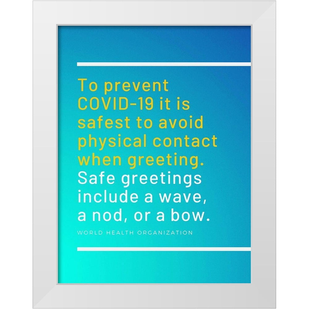 ArtsyQuotes 12x14 White Modern Wood Framed Museum Art Print Titled ...