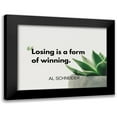 thumbnail image 1 of ArtsyQuotes 14x12 Black Modern Framed Museum Art Print Titled - Al Schneider Quote: Winning, 1 of 5