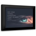 thumbnail image 1 of ArtsyQuotes 14x12 Black Modern Framed Museum Art Print Titled - Eleanor Roosevelt Quote: Do One Thing, 1 of 5
