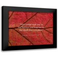 thumbnail image 1 of ArtsyQuotes 14x12 Black Modern Framed Museum Art Print Titled - Robert Louis Stevenson Quote: Dont Judge Each Day, 1 of 5