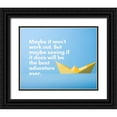 thumbnail image 1 of ArtsyQuotes 14x12 Black Ornate Wood Framed with Double Matting Museum Art Print Titled - Artsy Quotes Quote: The Best Adventure Ever, 1 of 4