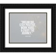 thumbnail image 1 of ArtsyQuotes 14x12 Black Ornate Wood Framed with Double Matting Museum Art Print Titled - Urijah Faber Quote: Dram Big, 1 of 4