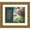 thumbnail image 1 of ArtsyQuotes 14x12 Gold Ornate Wood Framed with Double Matting Museum Art Print Titled - Brene Brown Quote: Brave Enough, 1 of 4