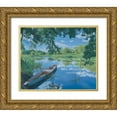thumbnail image 1 of ArtsyQuotes 14x12 Gold Ornate Wood Framed with Double Matting Museum Art Print Titled - Dalai Lama Quote: Listen, 1 of 4