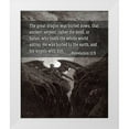 thumbnail image 1 of ArtsyQuotes 15x17 White Modern Wood Framed Museum Art Print Titled - Bible Verse Quote Revelation 12:9, Gustave Dore - Satan Resting on the Mountain, 1 of 4