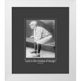 thumbnail image 1 of ArtsyQuotes 15x17 White Modern Wood Framed Museum Art Print Titled - Branch Rickey Quote: Luck, 1 of 4